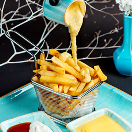 frites sauce fromage