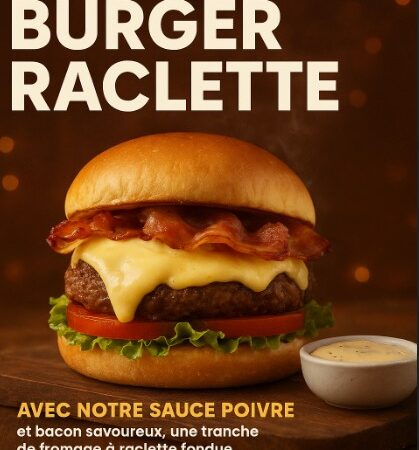 Burger Raclette (Hivernale)