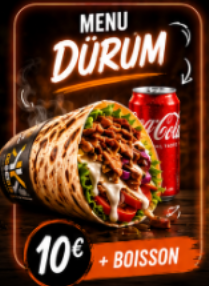 Menu Dürum