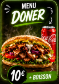 Menu Döner